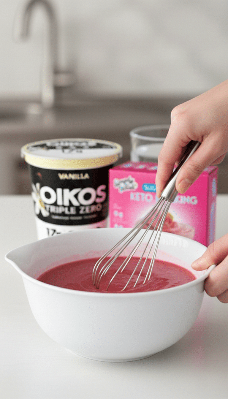 3 - ingredient high protein jello cooking ingredients close-up