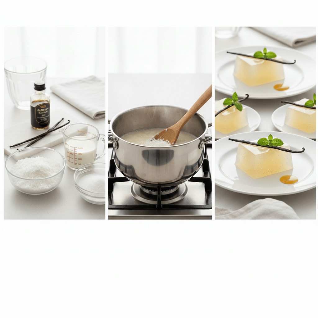 Ingredients of Agar Pudding Recipe agar pudding recipe ingredients introduction detailed