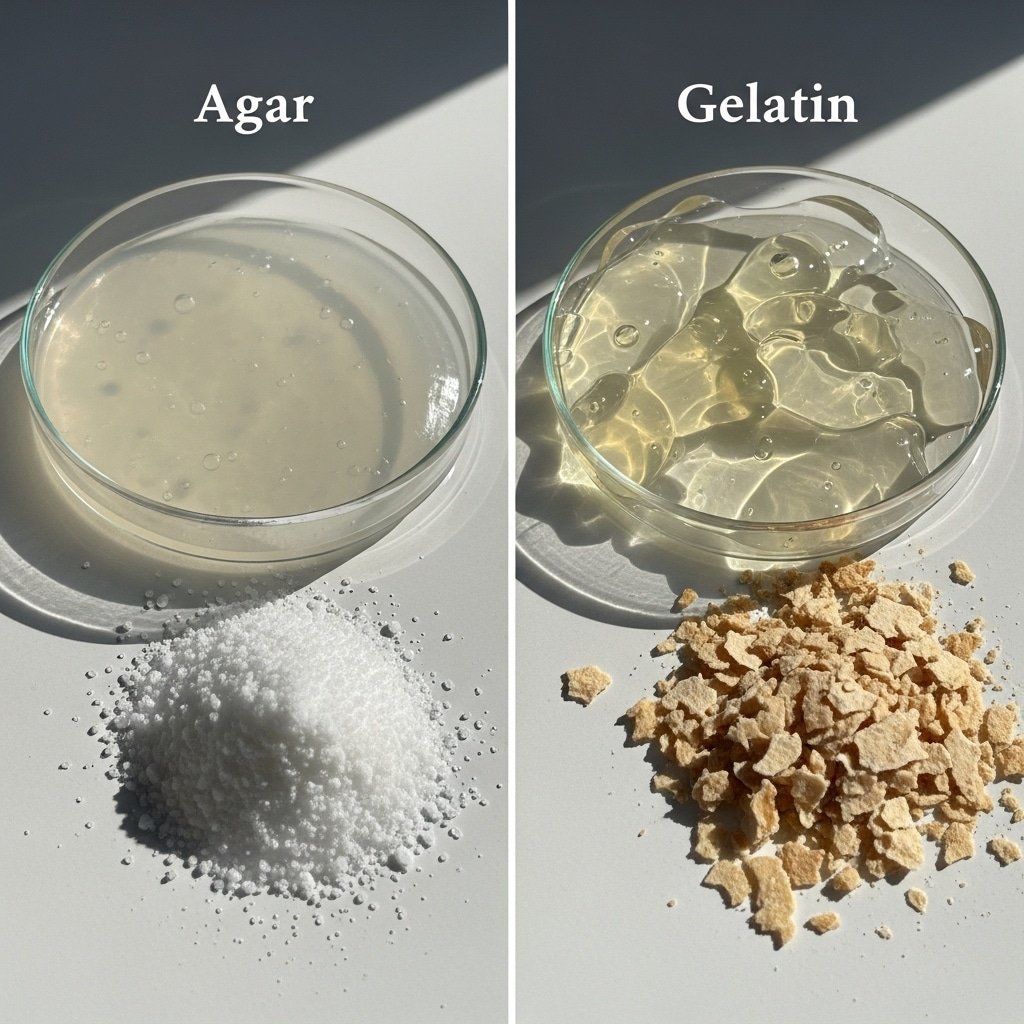 agar vs gelatin agar vs gelatin