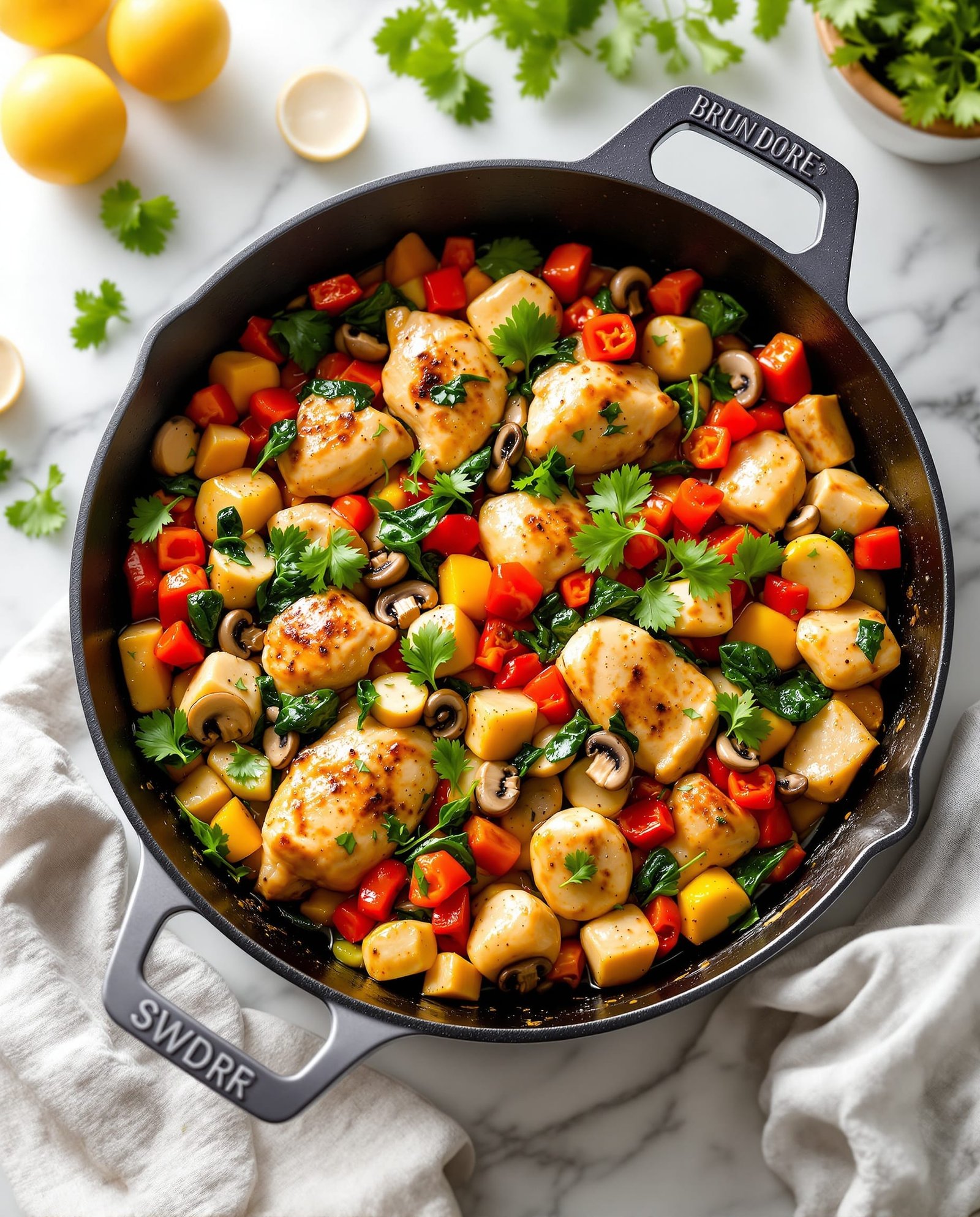 Anti-UPF Dinner Recipe: Wholesome Skillet Chicken & Veggies