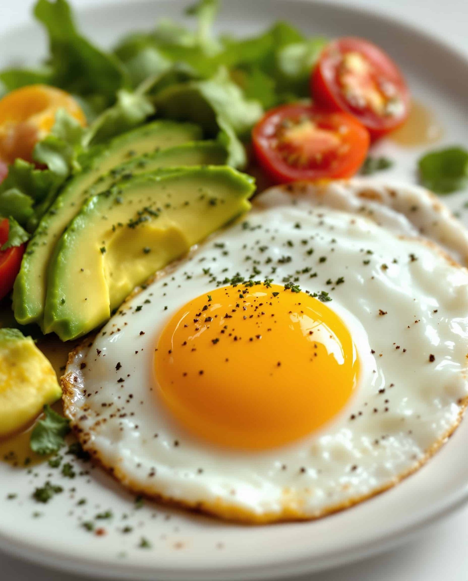 Blood Sugar Balancing Breakfast - close-up