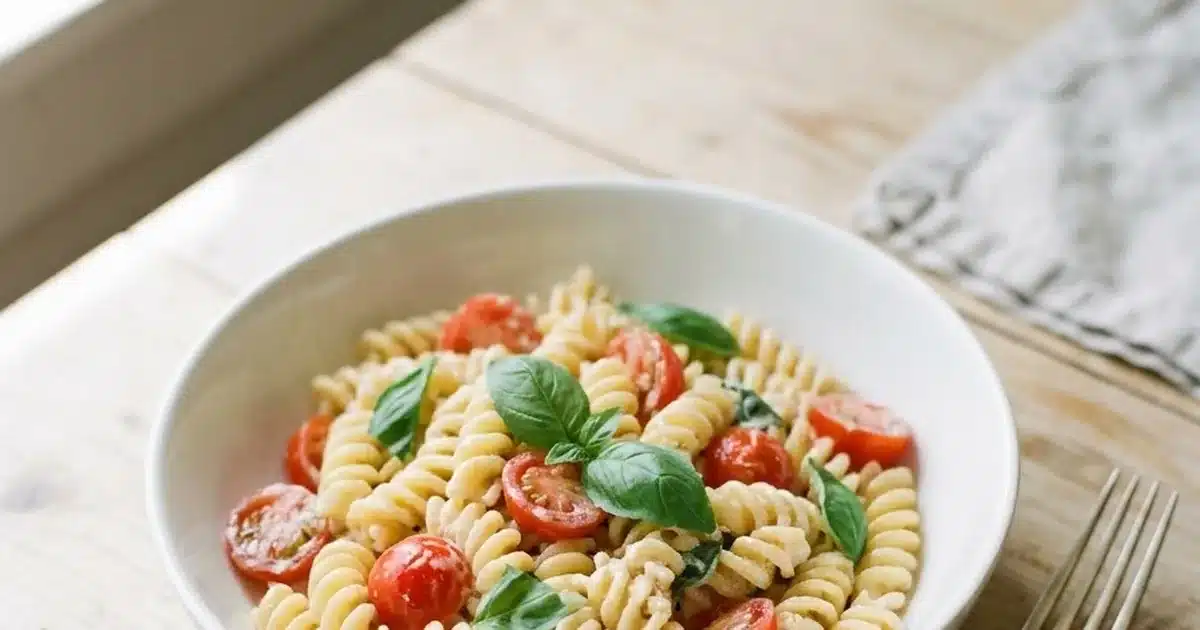 Boursin Pasta with Roasted Cherry Tomatoes