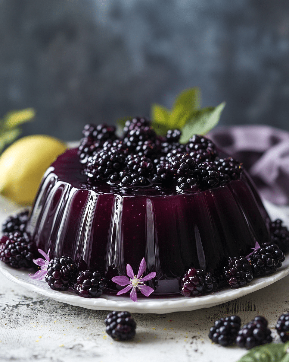 Elderberry Jello Mold