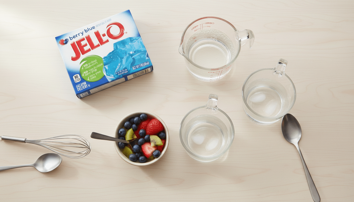 Ingredients of Frozen Jello frozen jello ingredients introduction detailed
