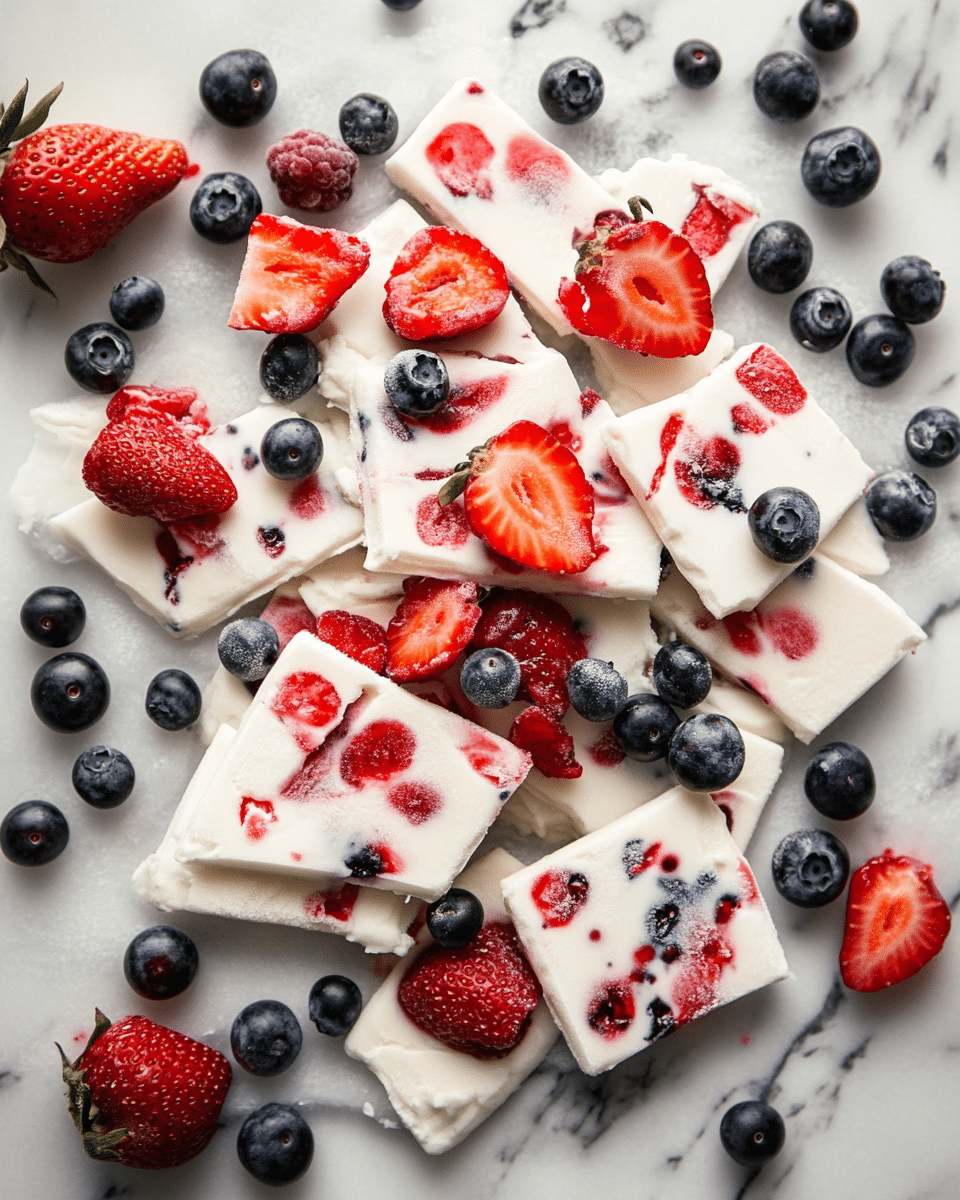 Frozen Yogurt Bark