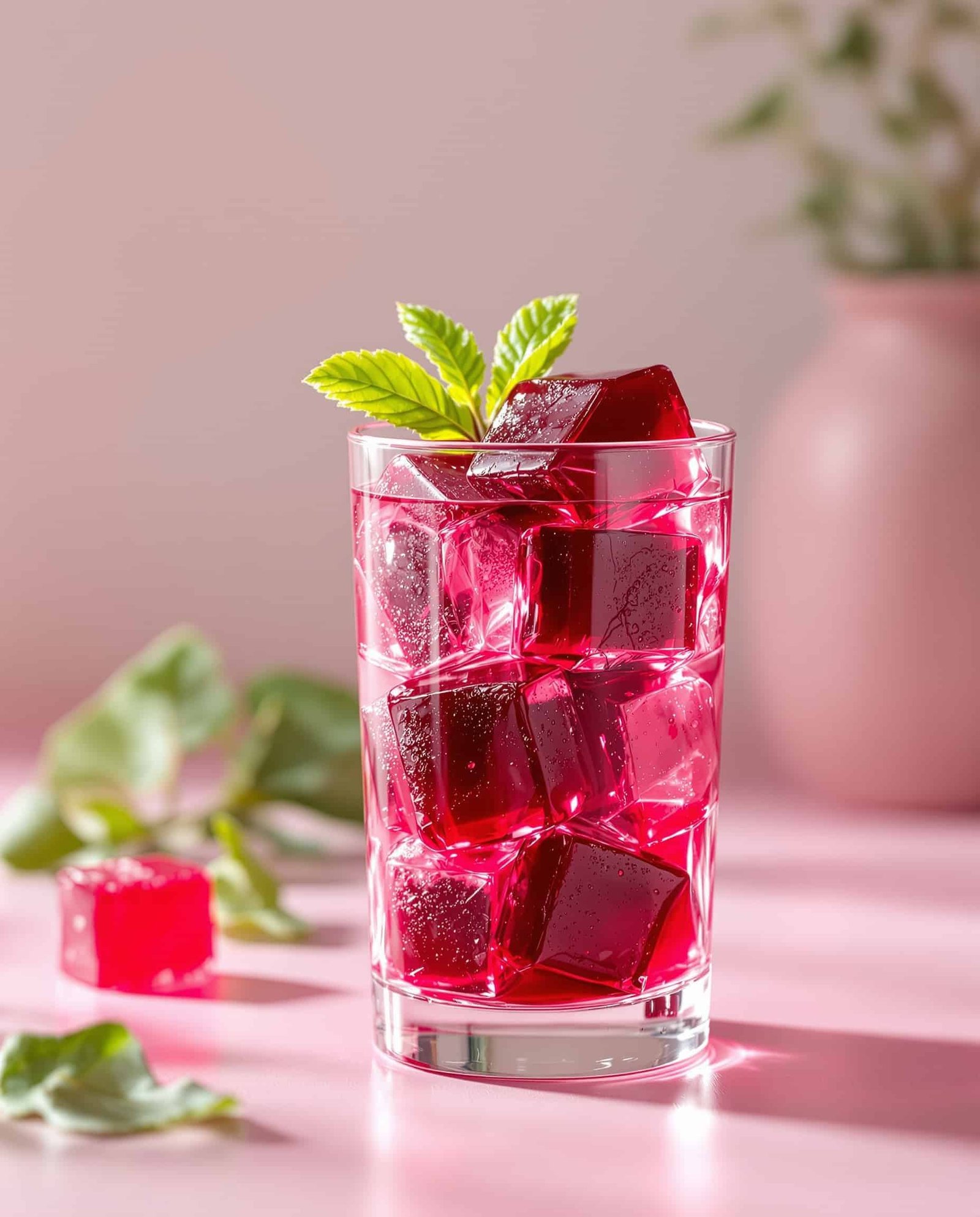 Gelatin Trick with Beet Juice