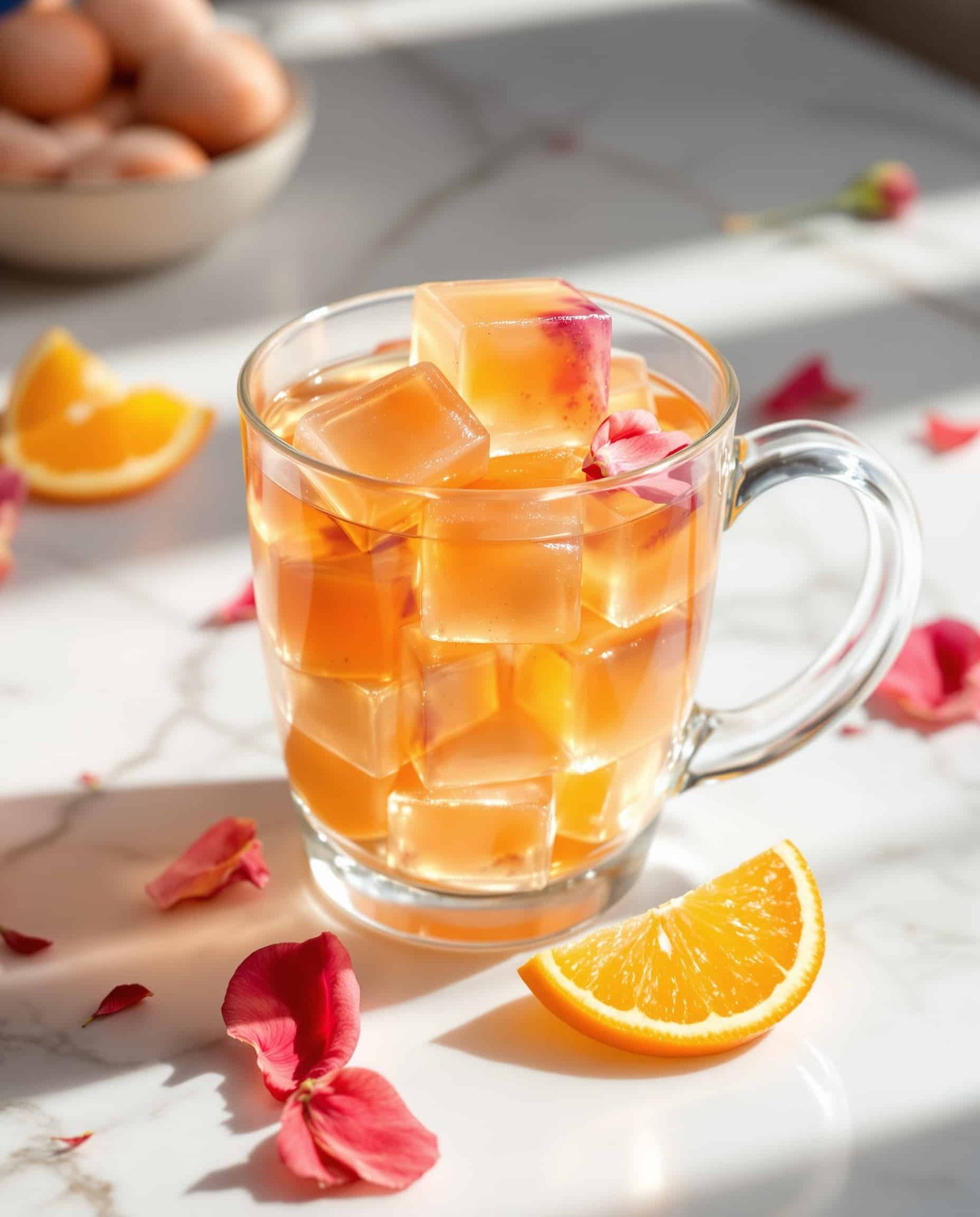Gelatin Trick Fat Burning Recipe: Orange-Rose Cayenne Ginger Cubes
