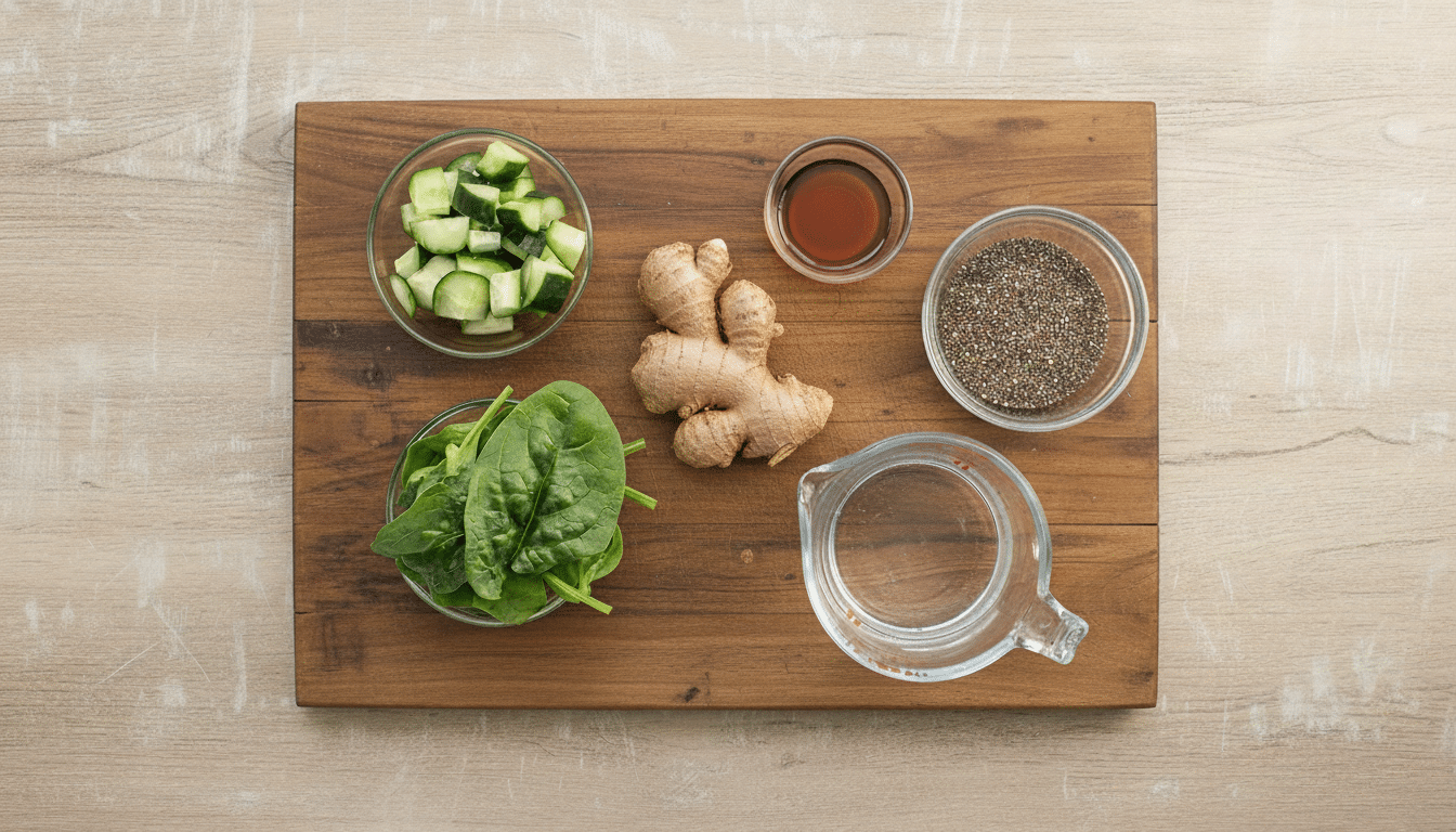 Ingredients of Green Gut Shot green gut shot ingredients introduction detailed