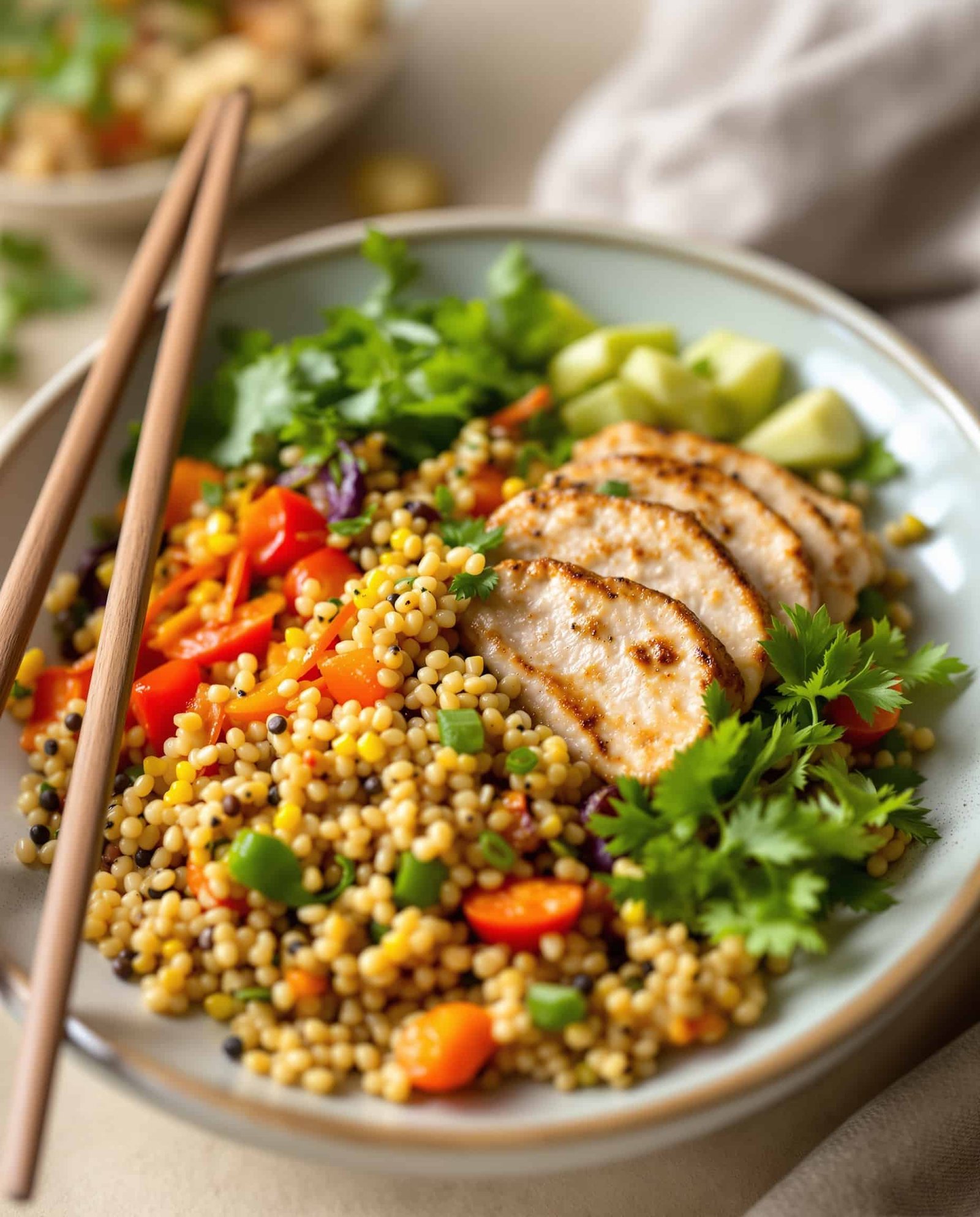 Hara Hachi Bu Meal Recipe: 1 Minimalist Plate for Weight Loss - close-up