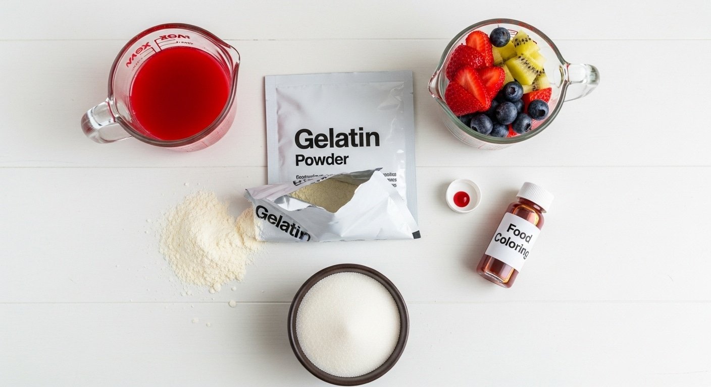 Ingredients of How To Make The Viral Gelatin Trick Recipe how to make the viral gelatin trick recipe ingredients introduction detailed