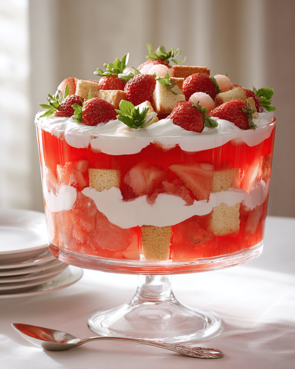 Julien Strawberry Watermelon Raspberry Gelatin Trick Recipe