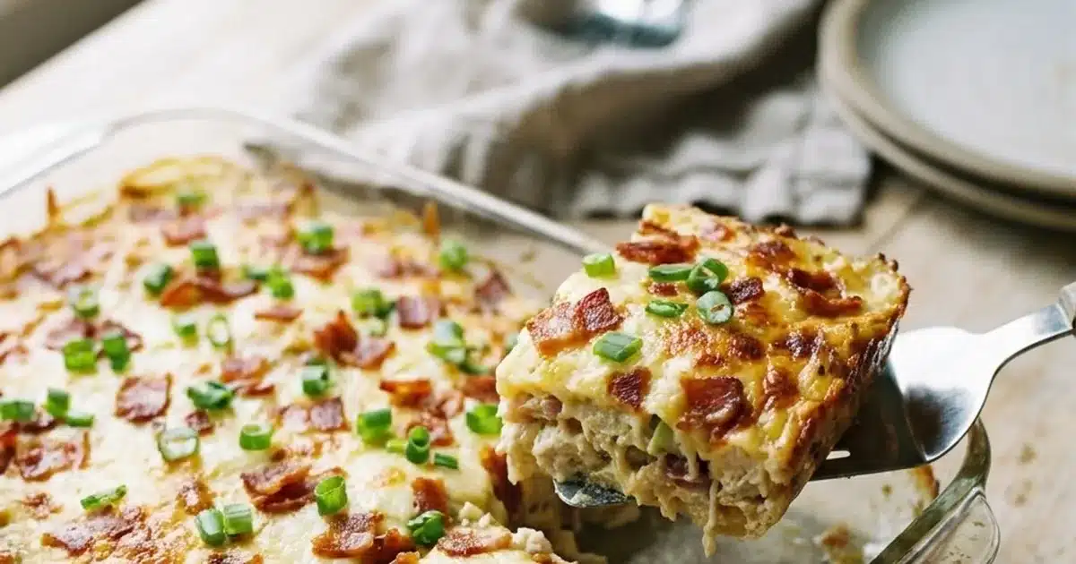 Neiman Marcus Chicken Casserole with Bacon