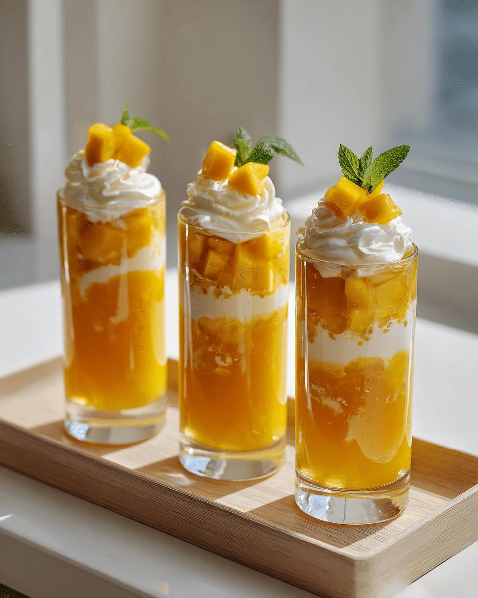 Emily Pineapple Mango Papaya Gelatin Wellness Trick