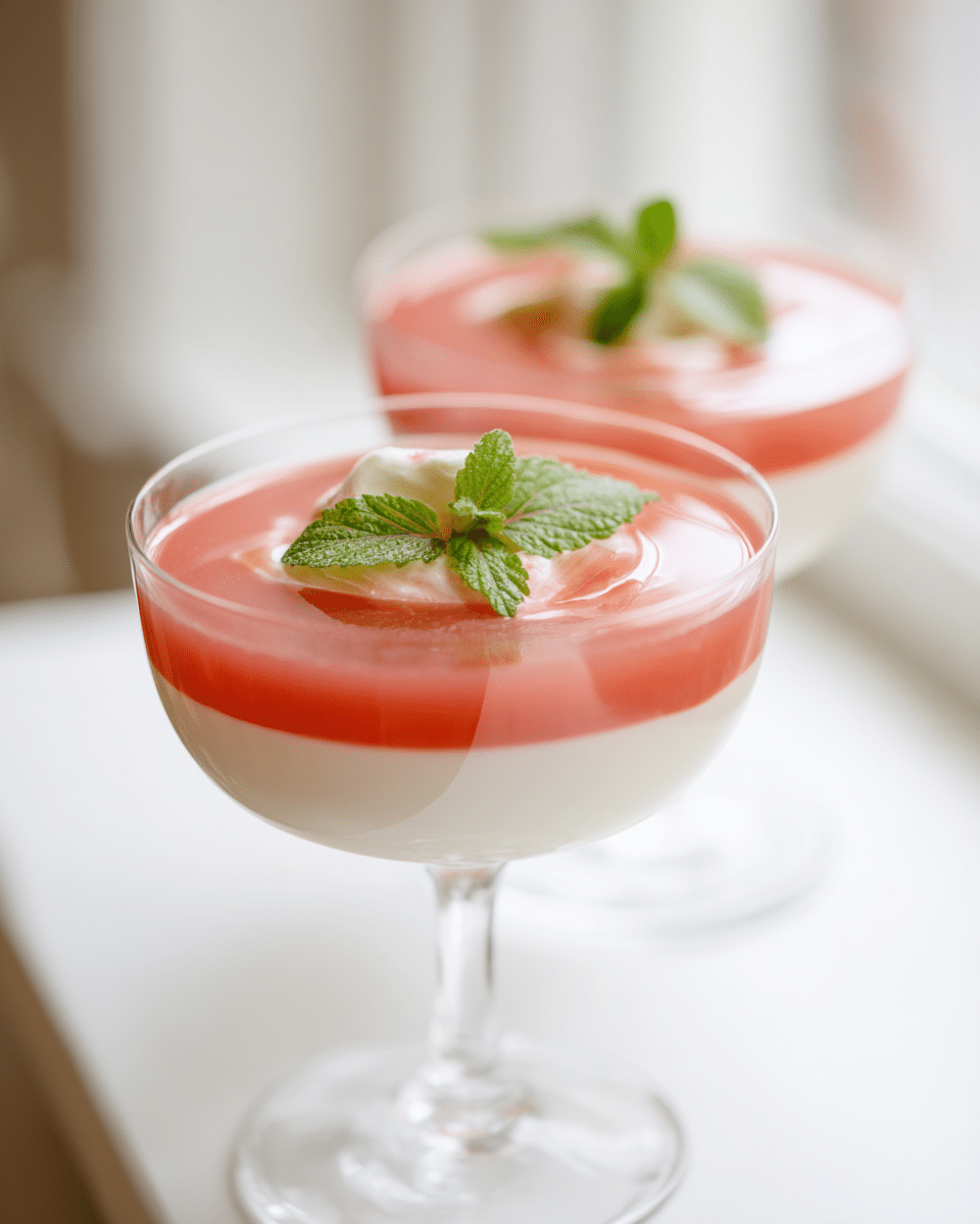 Pink Rhubarb Collagen Jello Trick Recipe