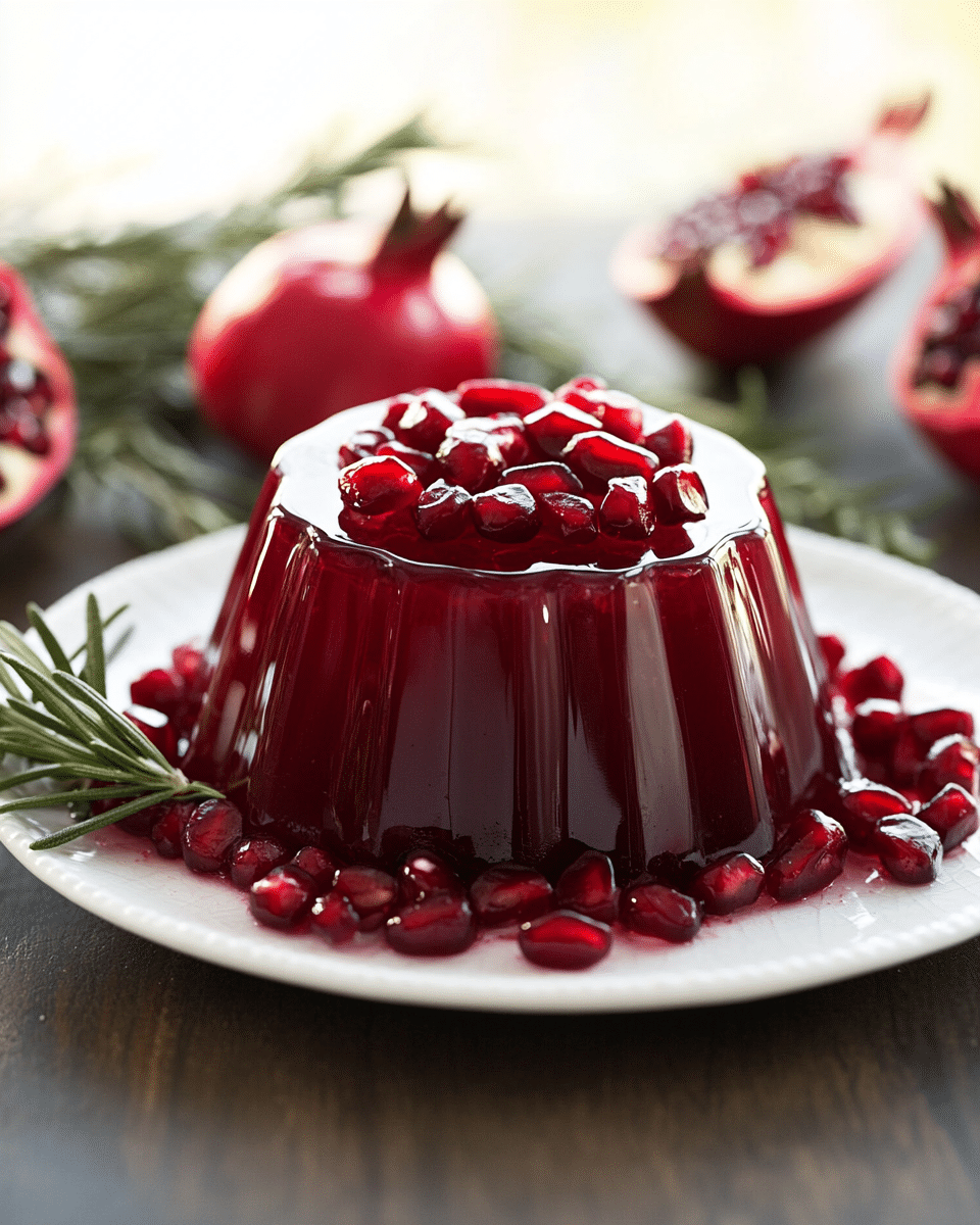 Pomegranate Jello Mold