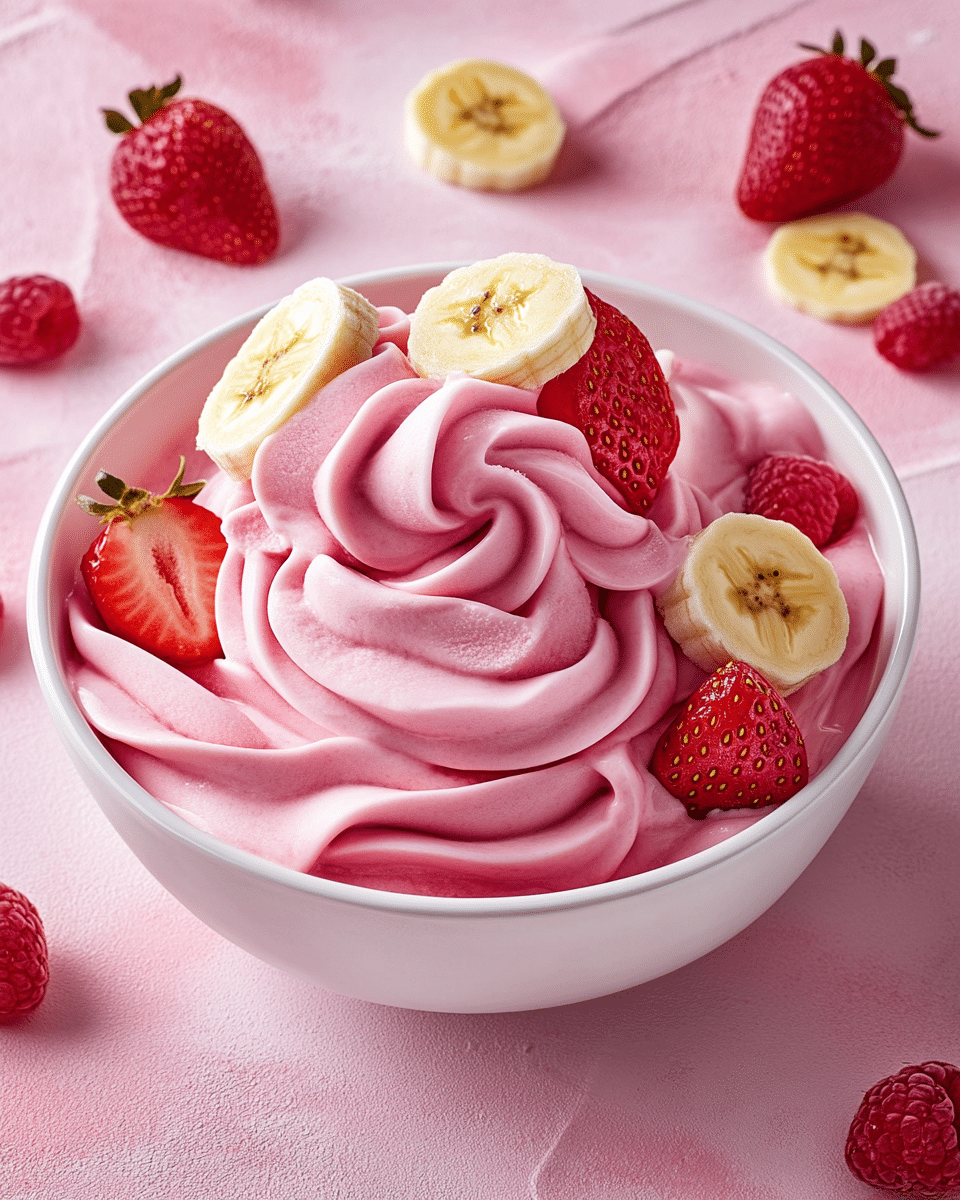 Close up of protein ice cream texture