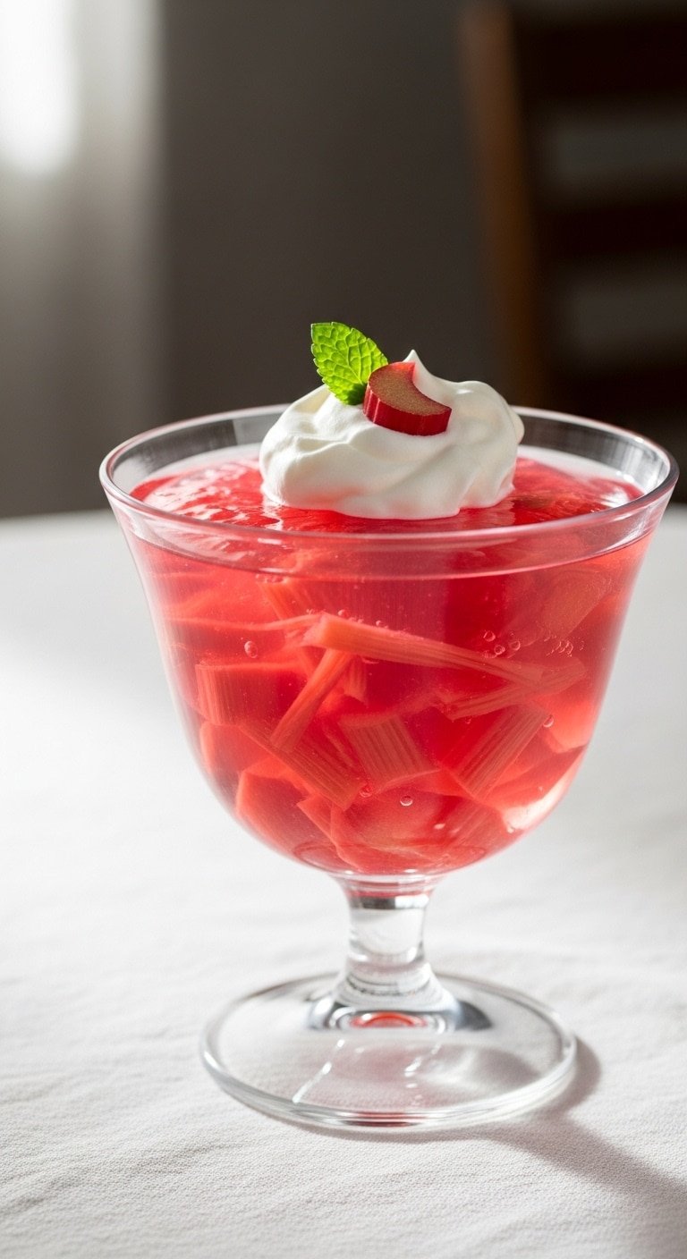 Rhubarb Gelatin