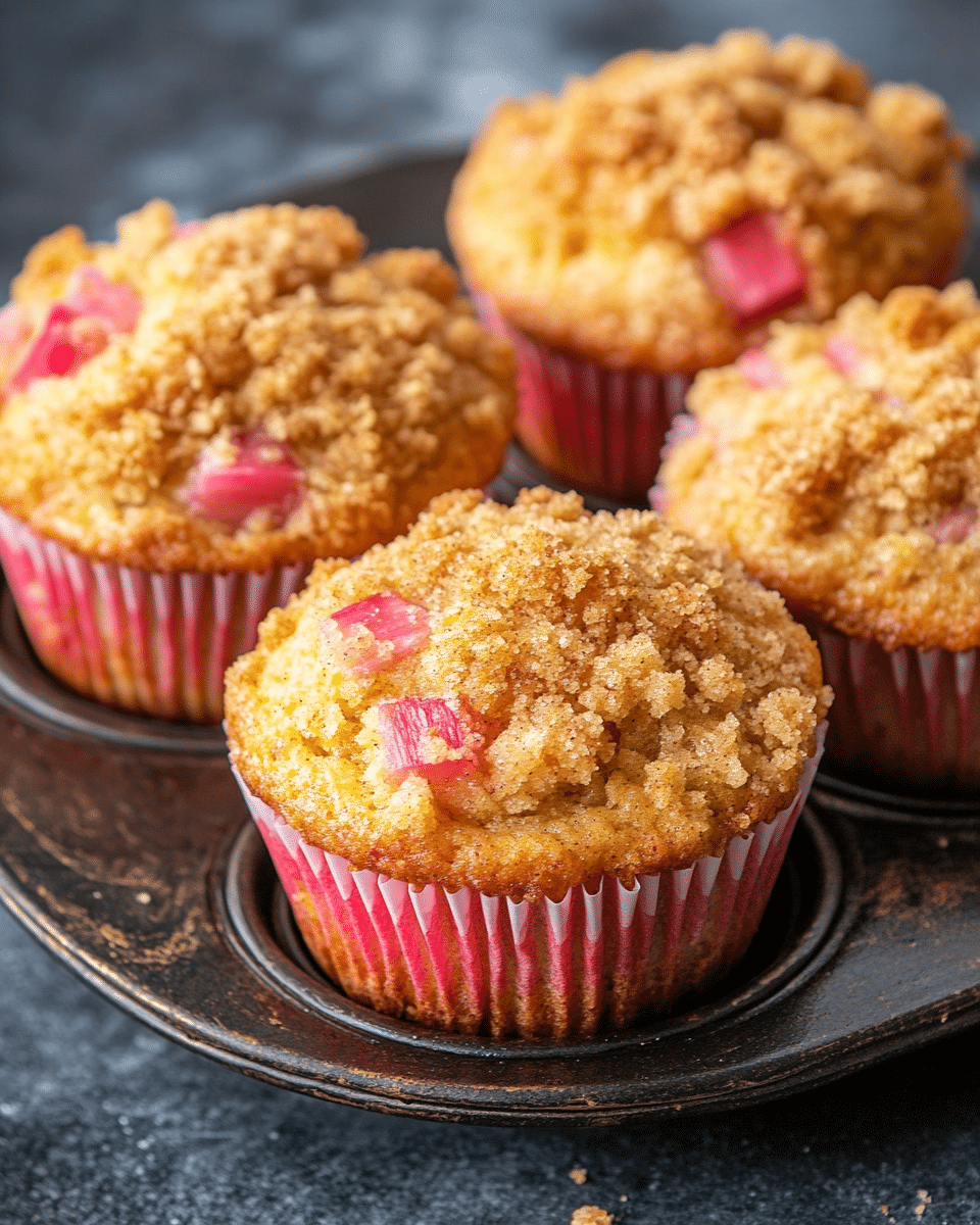Rhubarb Muffins