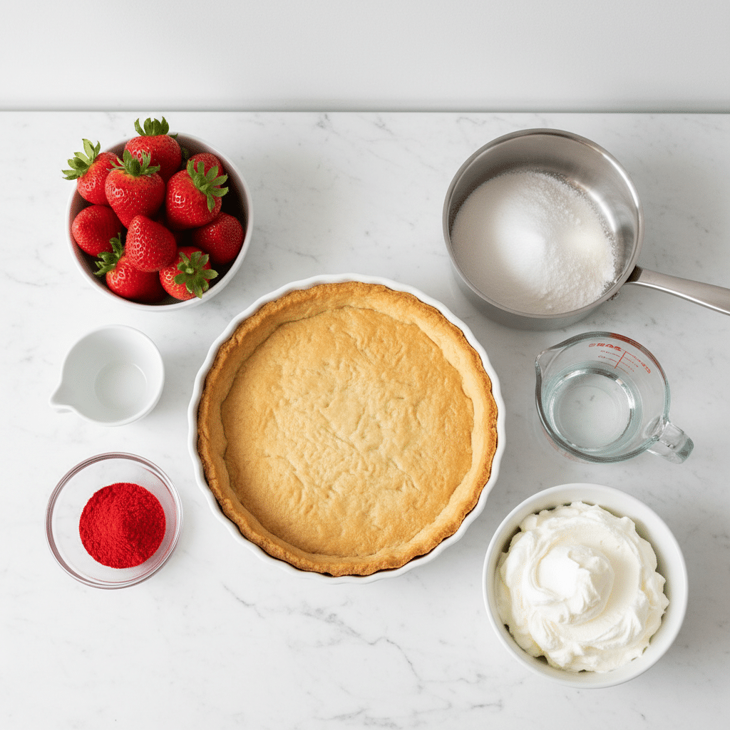 strawberry pie recipe with gelatin ingredients introduction detailed