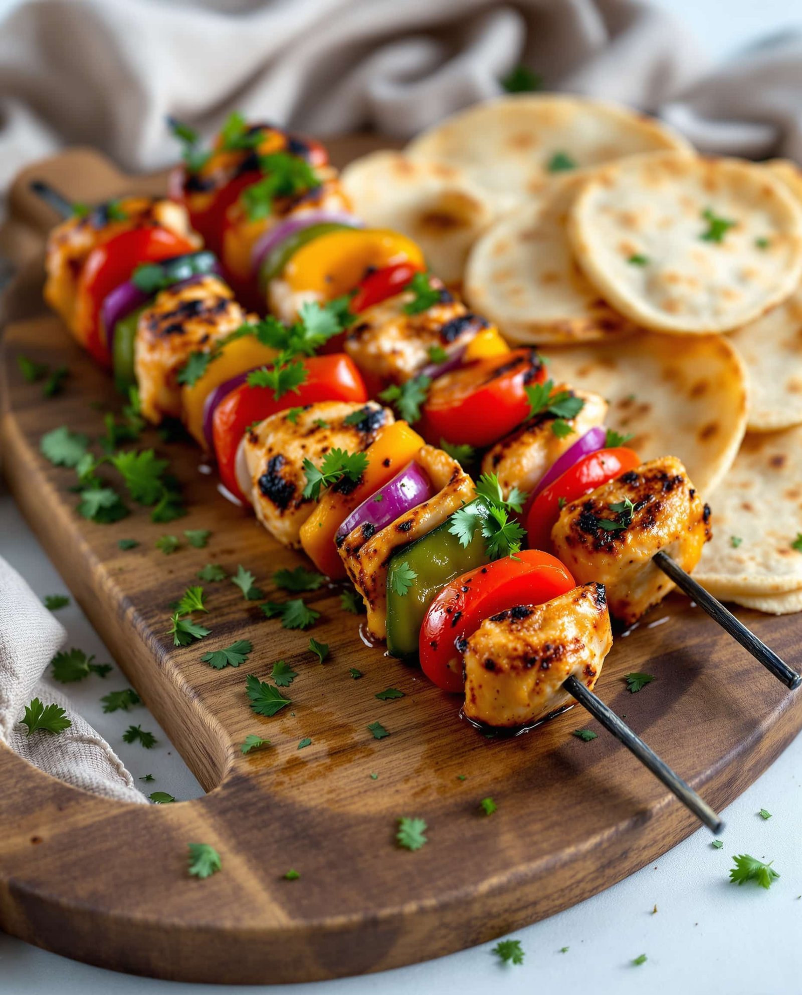 Tortilla Kebab Skewers Recipe